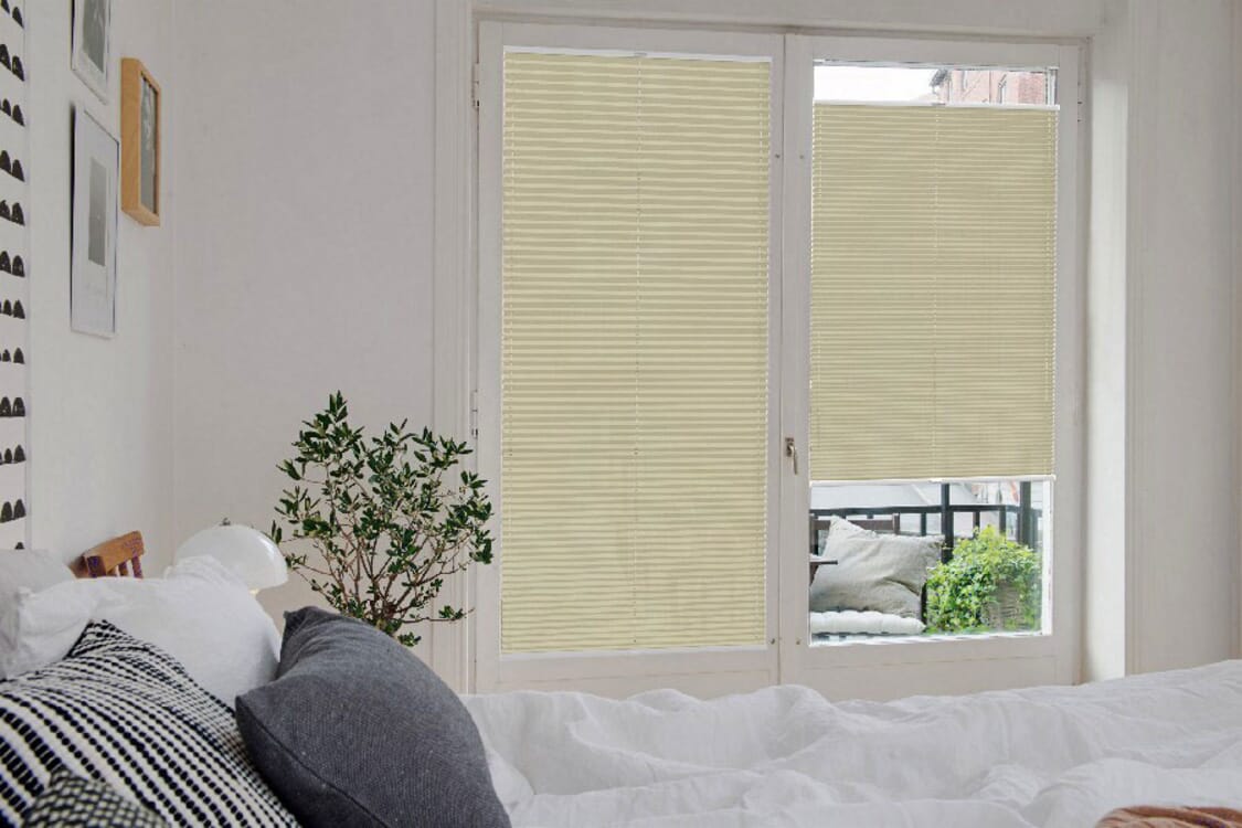 Plissee 2089 Schlafzimmer Beige