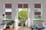 Plissee Wabe Lux 2238 Wohnzimmer