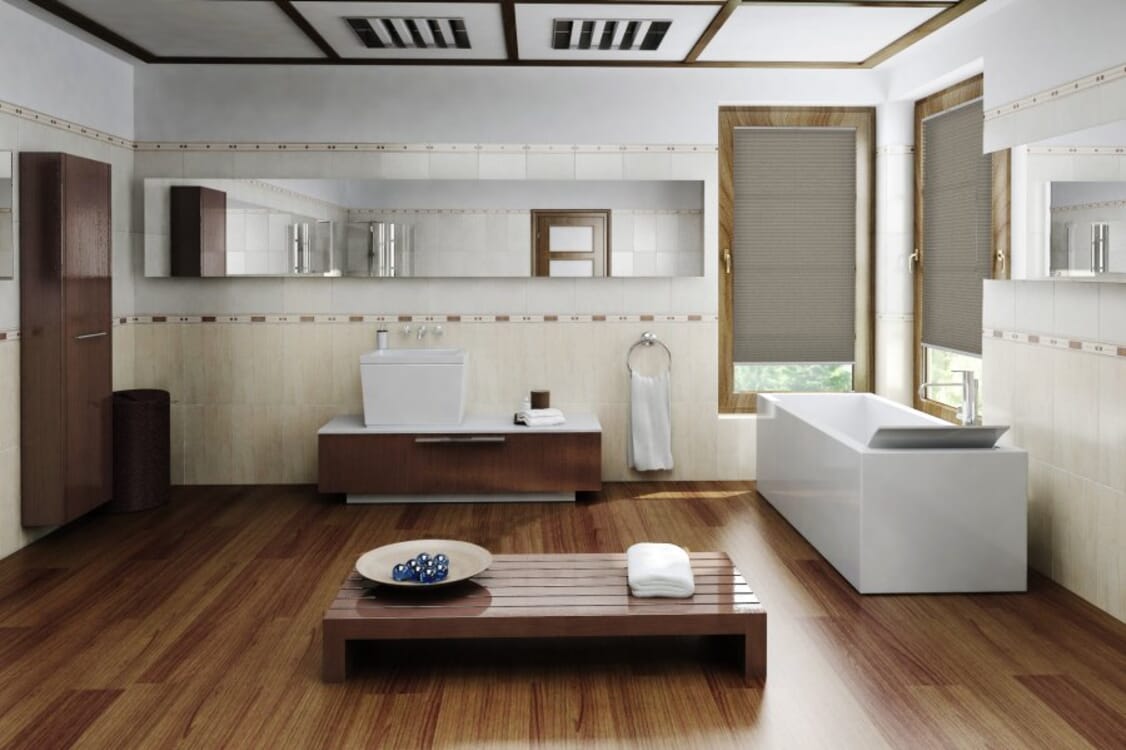 Plissee Wabe Luzia 2101 Badezimmer