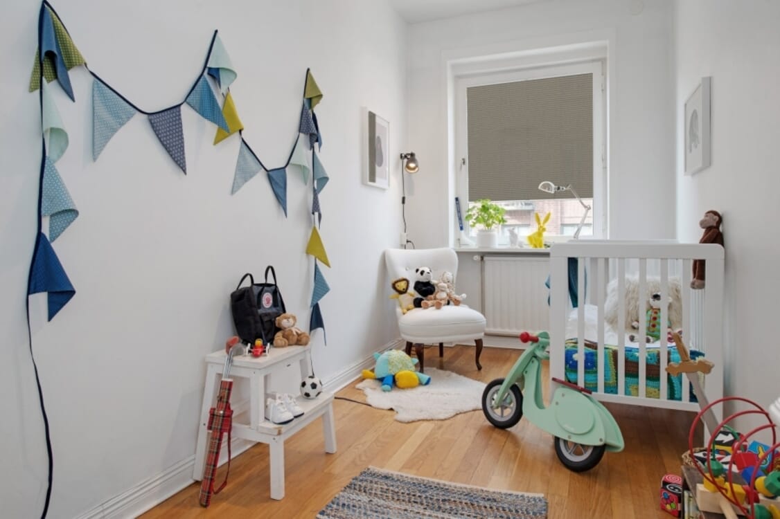 Plissee 2101 Kinderzimmer Grau