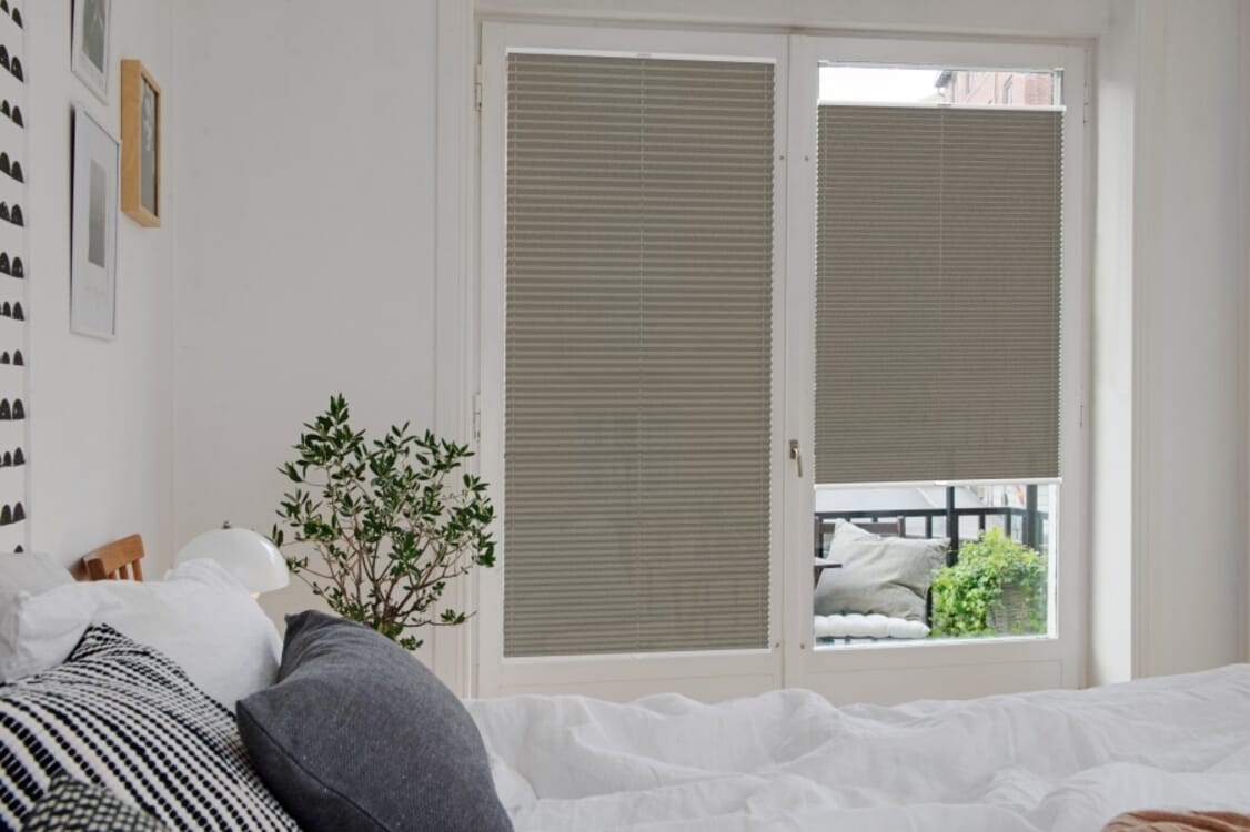 Plissee 2101 Schlafzimmer Grau