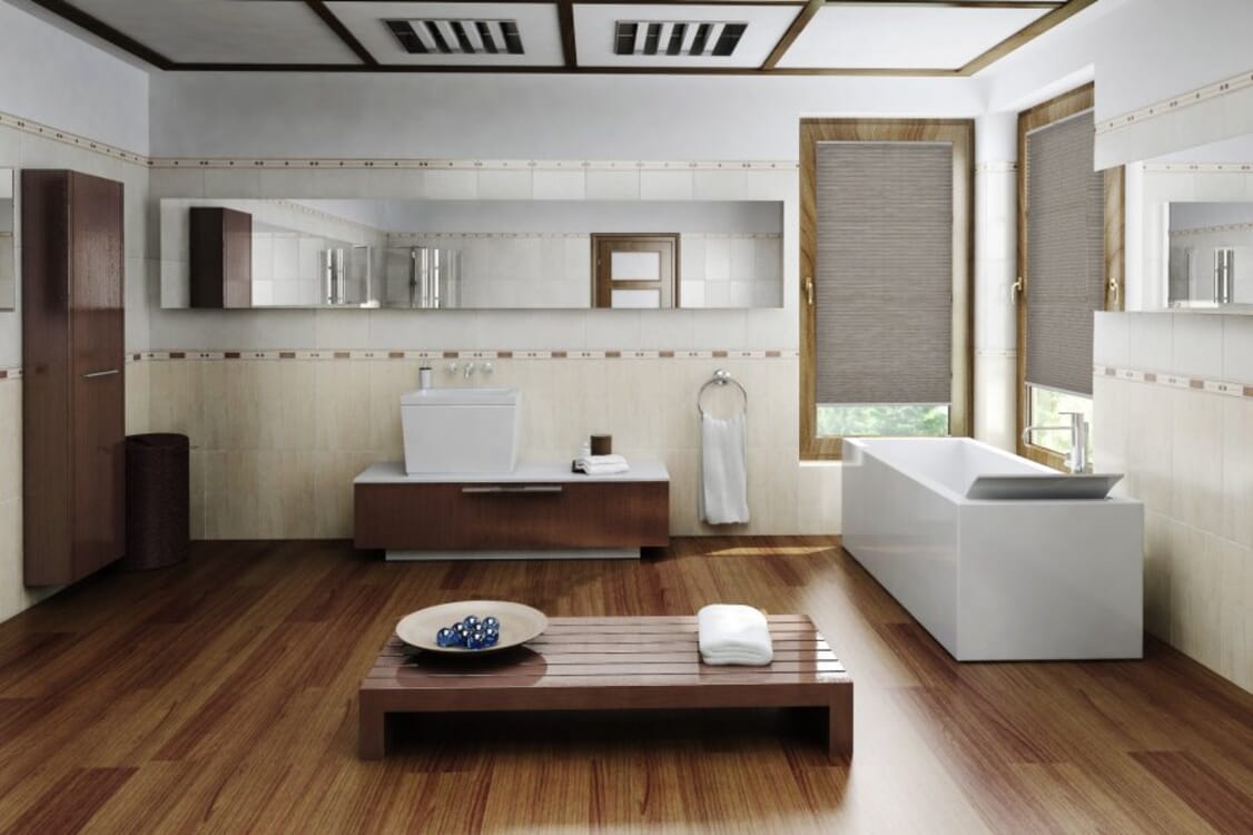 Plissee Wabe Nobleza 2146 Badezimmer