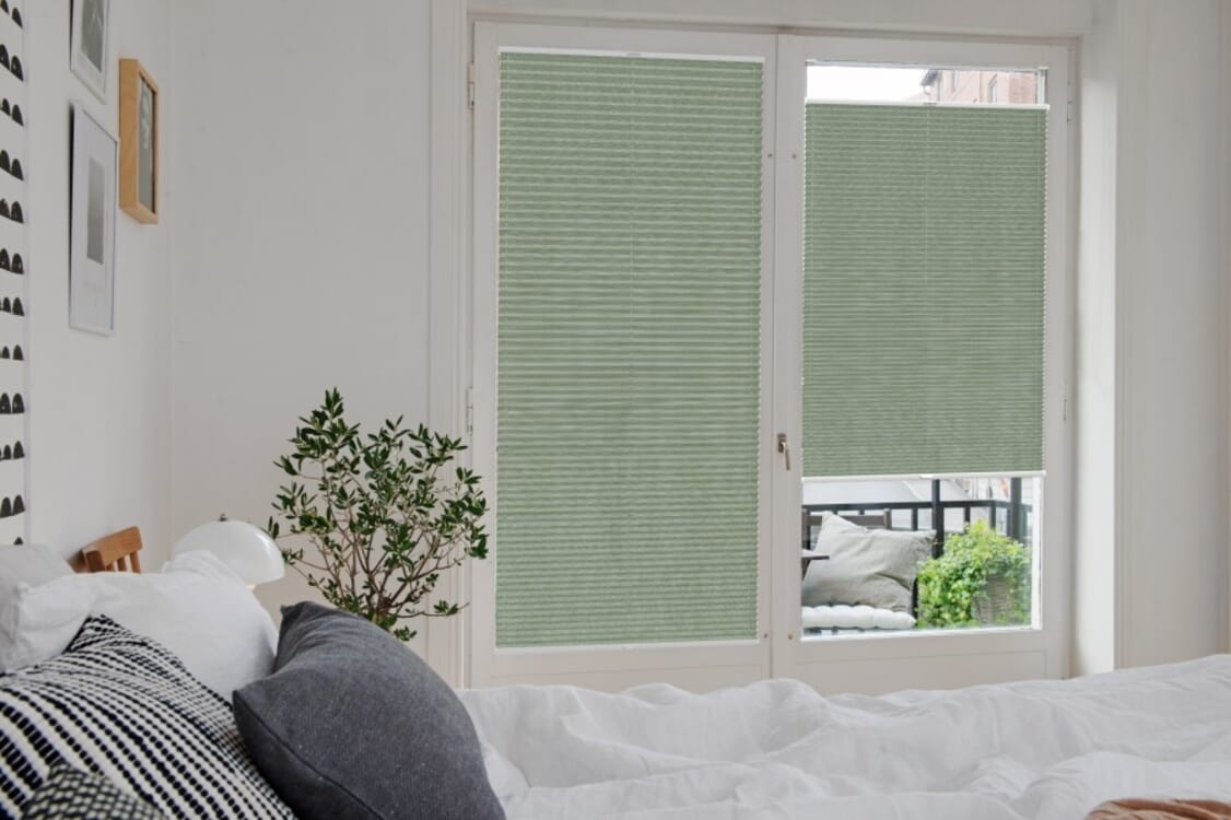 Plissee 2150 Schlafzimmer Grau