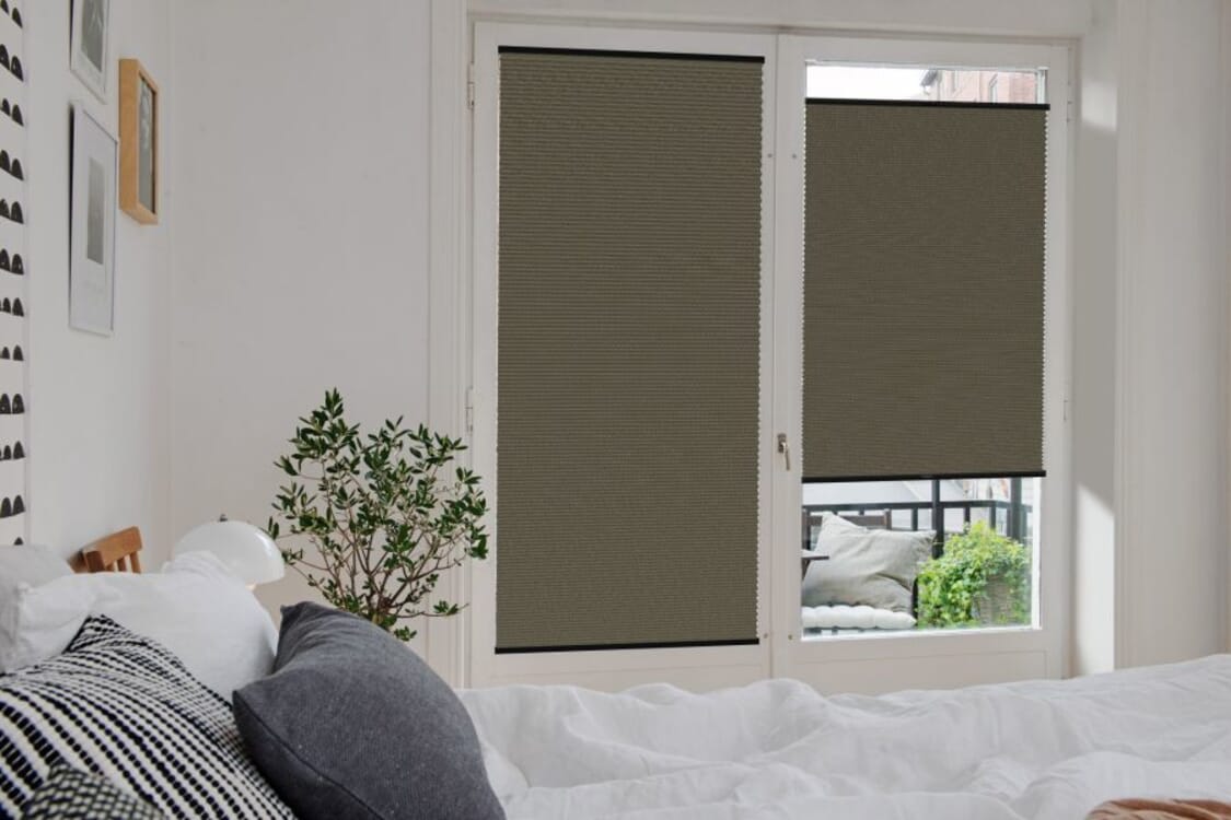 Plissee 1528 Schlafzimmer Grau