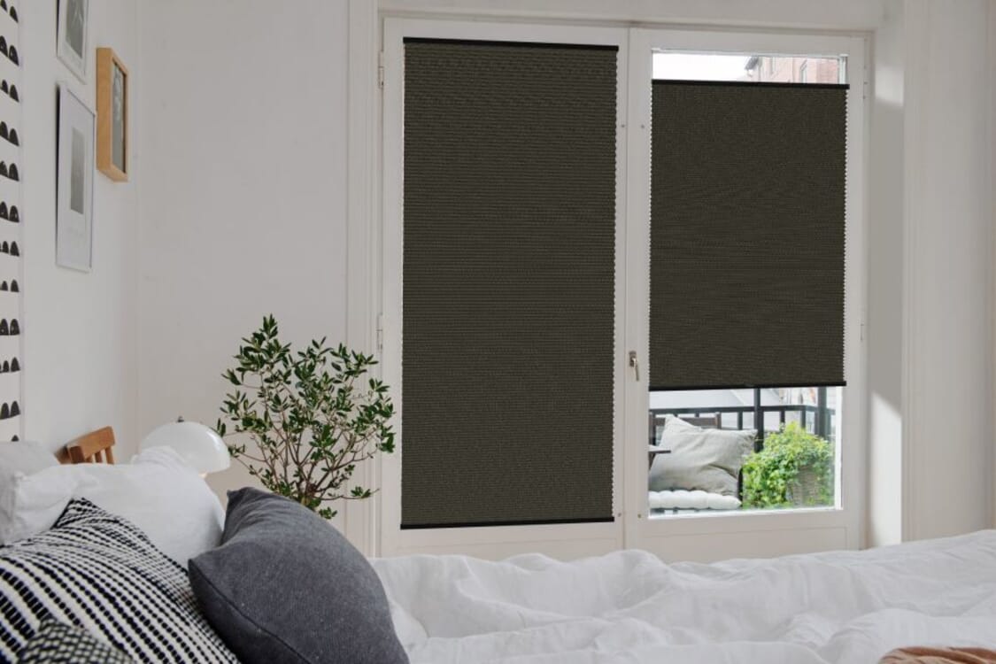 Plissee 1529 Schlafzimmer Grau
