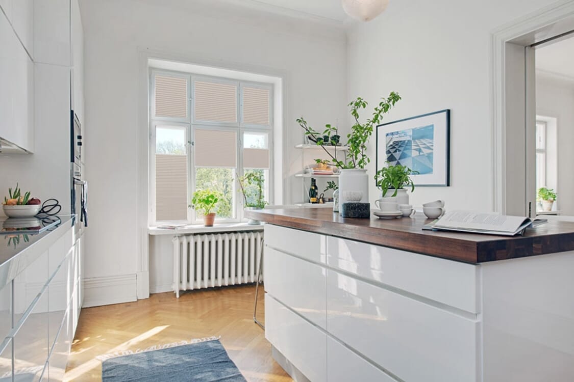 Plissee Wabe Rimano 4386 Küche