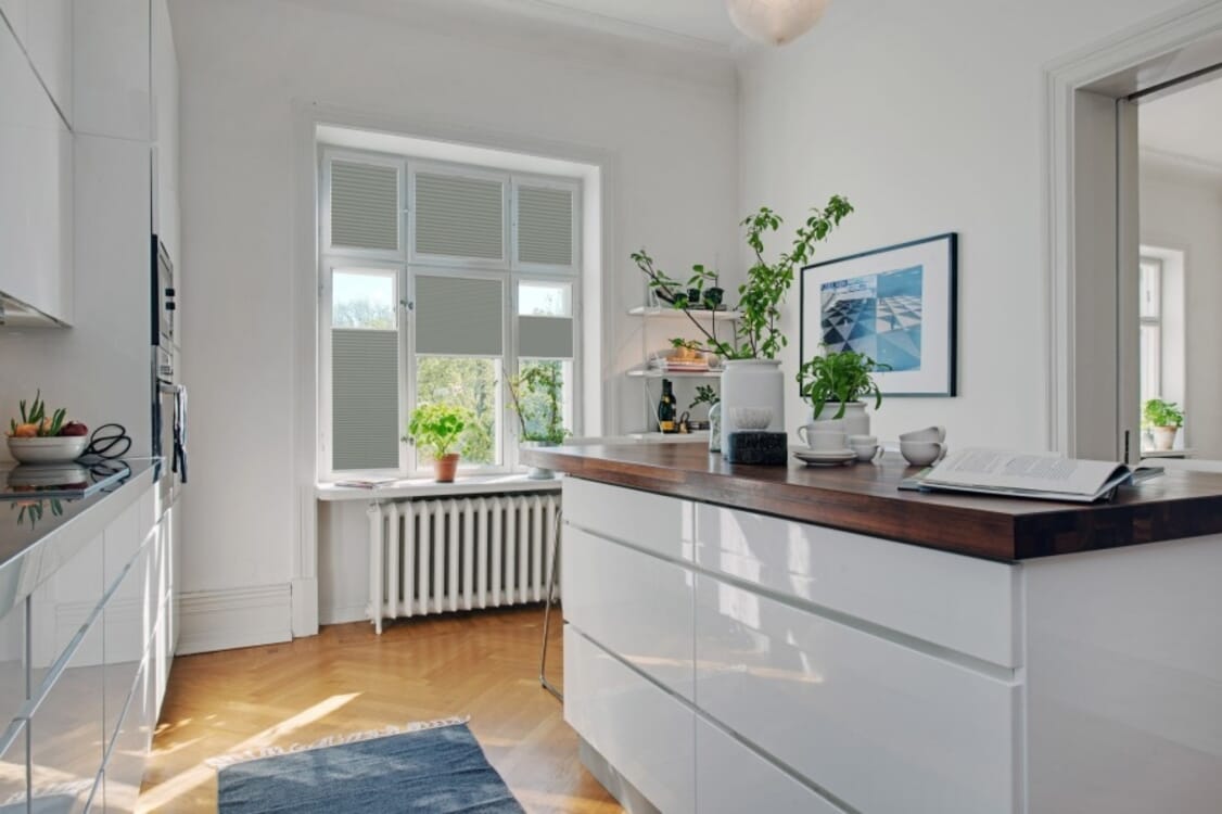Plissee Wabe Rimano 4387 Küche