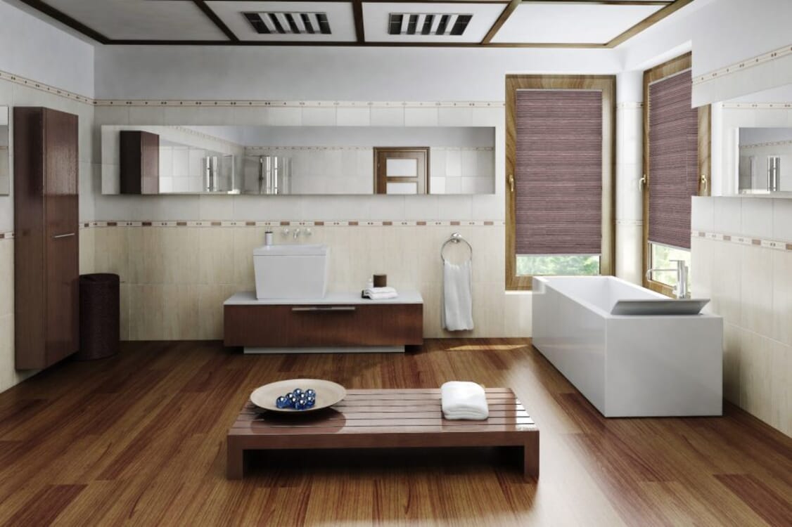Plissee Wabe Slimline 2221 Badezimmer