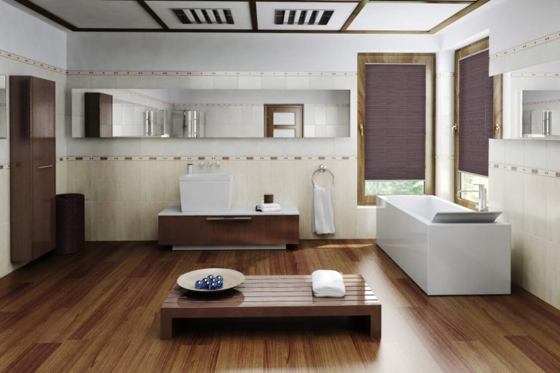 Plissee Wabe Slimline 2222 Badezimmer