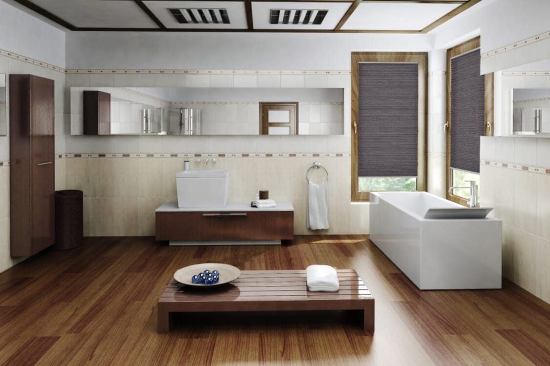 Plissee Wabe Slimline 2226 Badezimmer