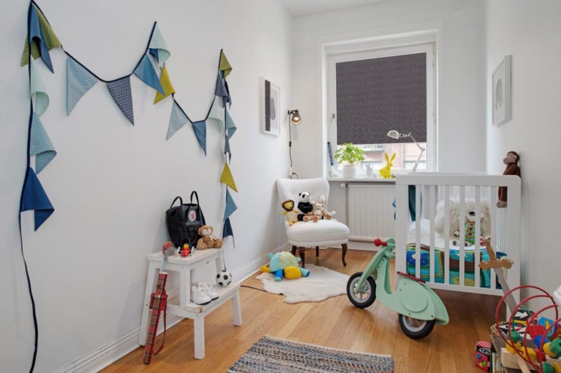 Plissee 2226 Kinderzimmer Grau