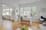 Plissee Wabe Struktur 1525 Esszimmer