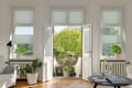 Plissee Wabe Struktur 1525 Wohnzimmer
