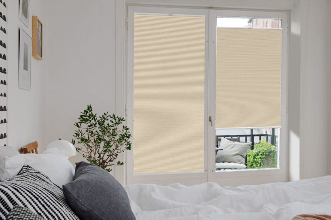 Plissee 1510 Schlafzimmer Beige