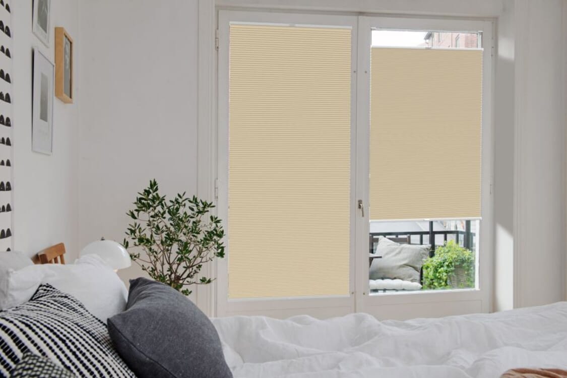 Plissee 1511 Schlafzimmer Beige
