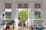 Plissee Wabe Uni 1517 Wohnzimmer