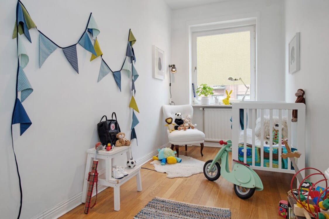 Plissee Wabe Uni 4204 Kinderzimmer