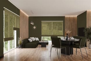 Raffrollo Amarico 9358 Wohnzimmer