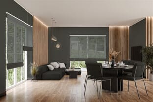 Raffrollo Amarico 9364 Wohnzimmer