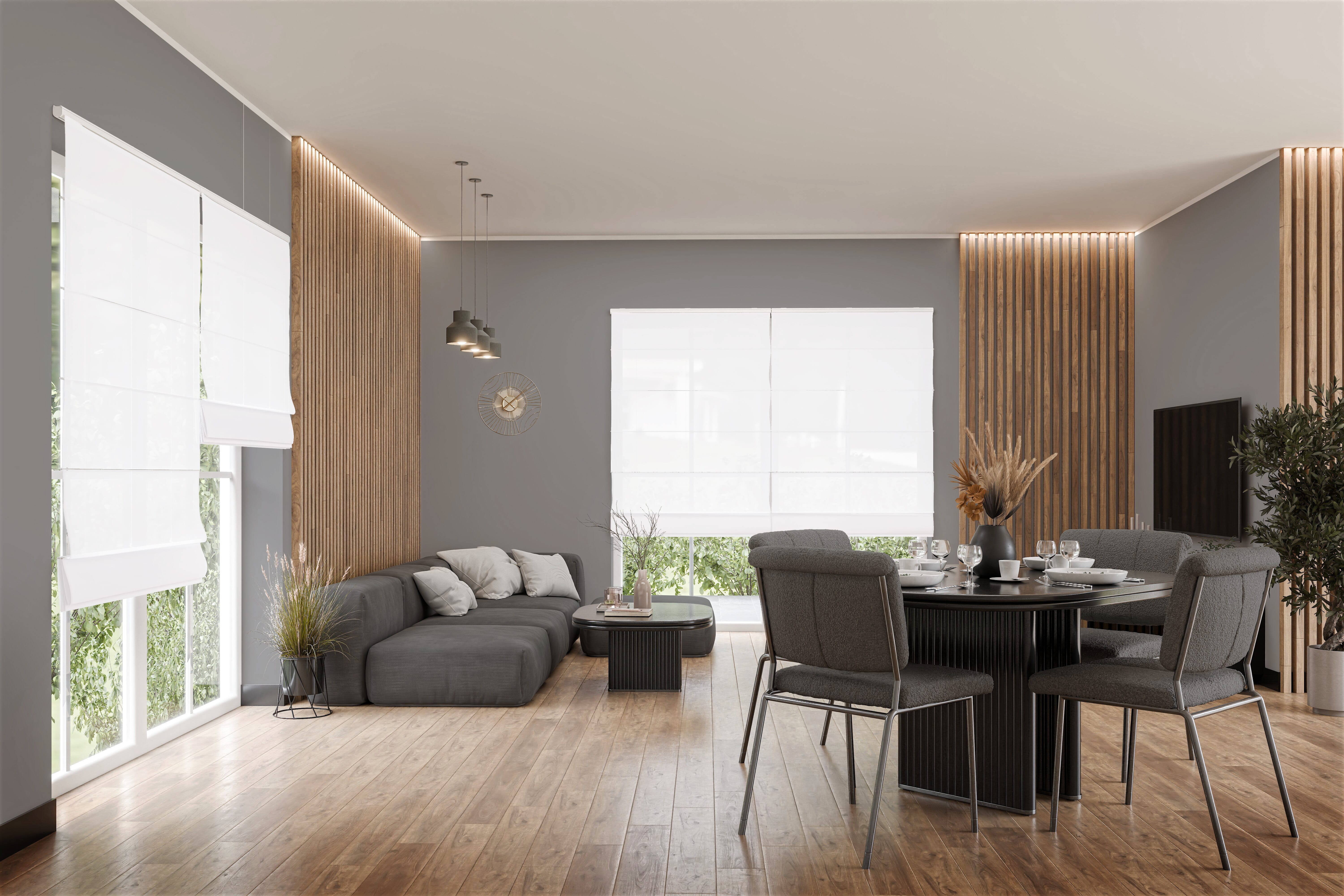 Raffrollo Filora 9317 Wohnzimmer