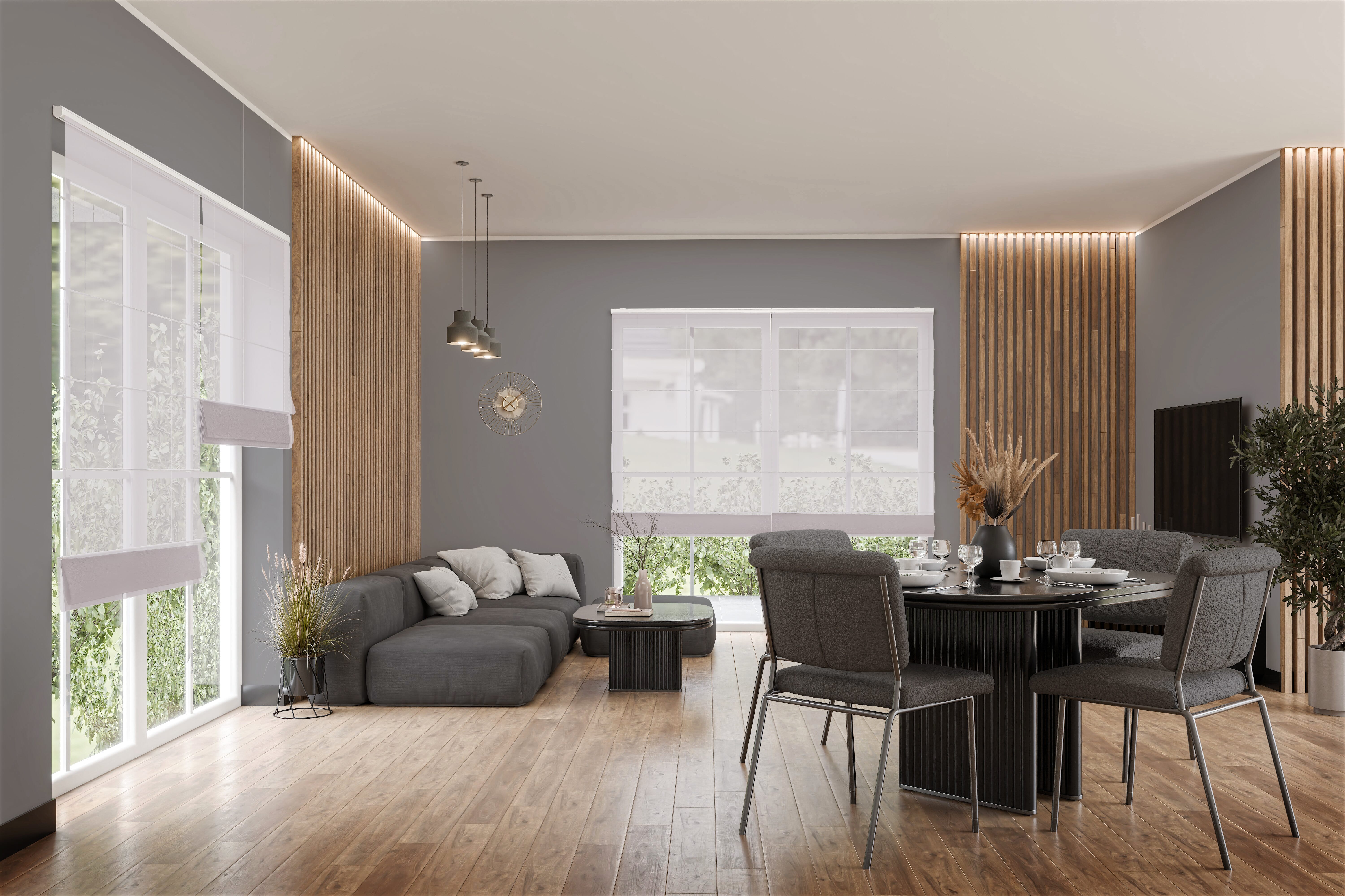 Raffrollo Filora 9318 Wohnzimmer