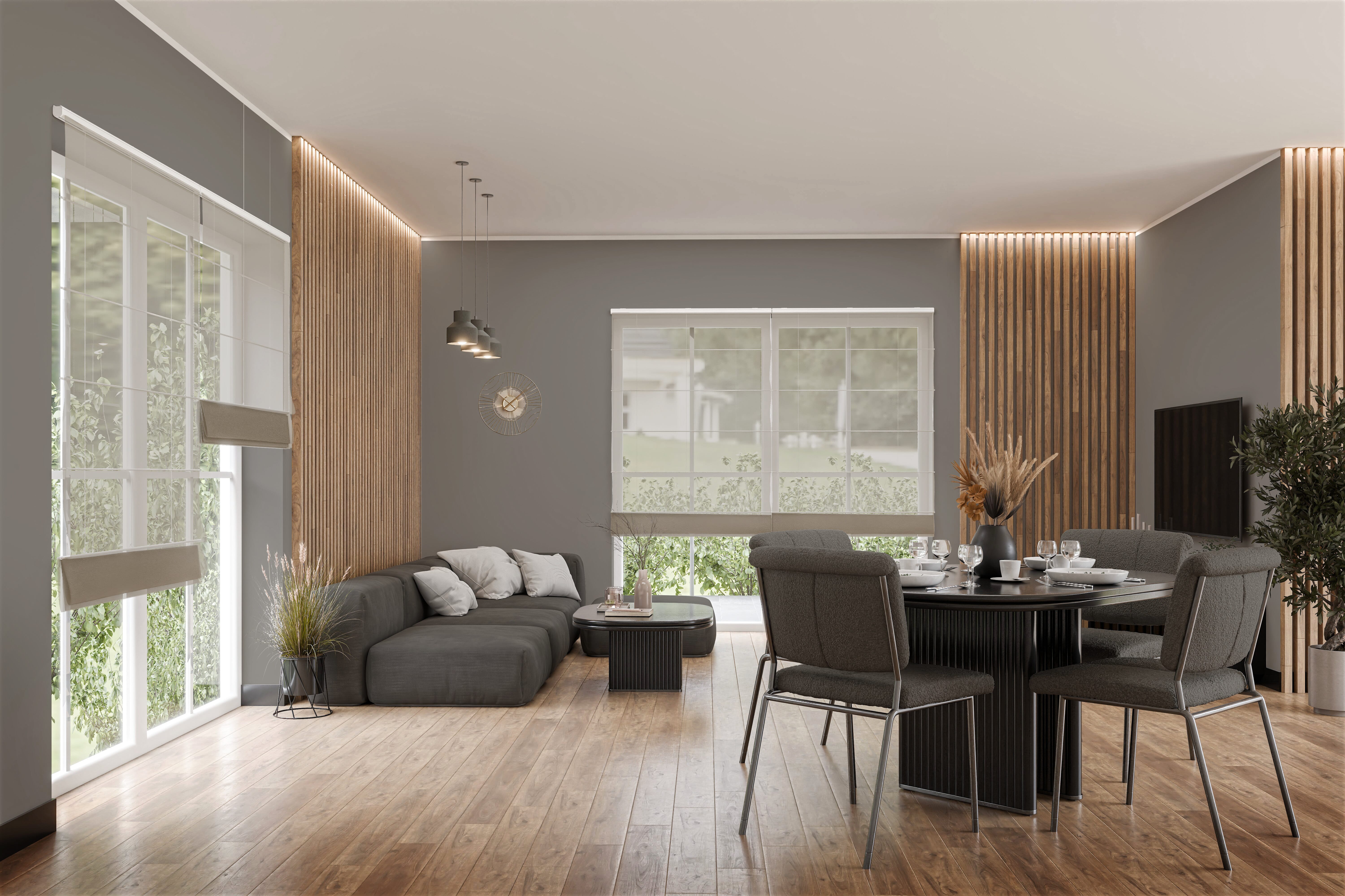 Raffrollo Filora 9319 Wohnzimmer