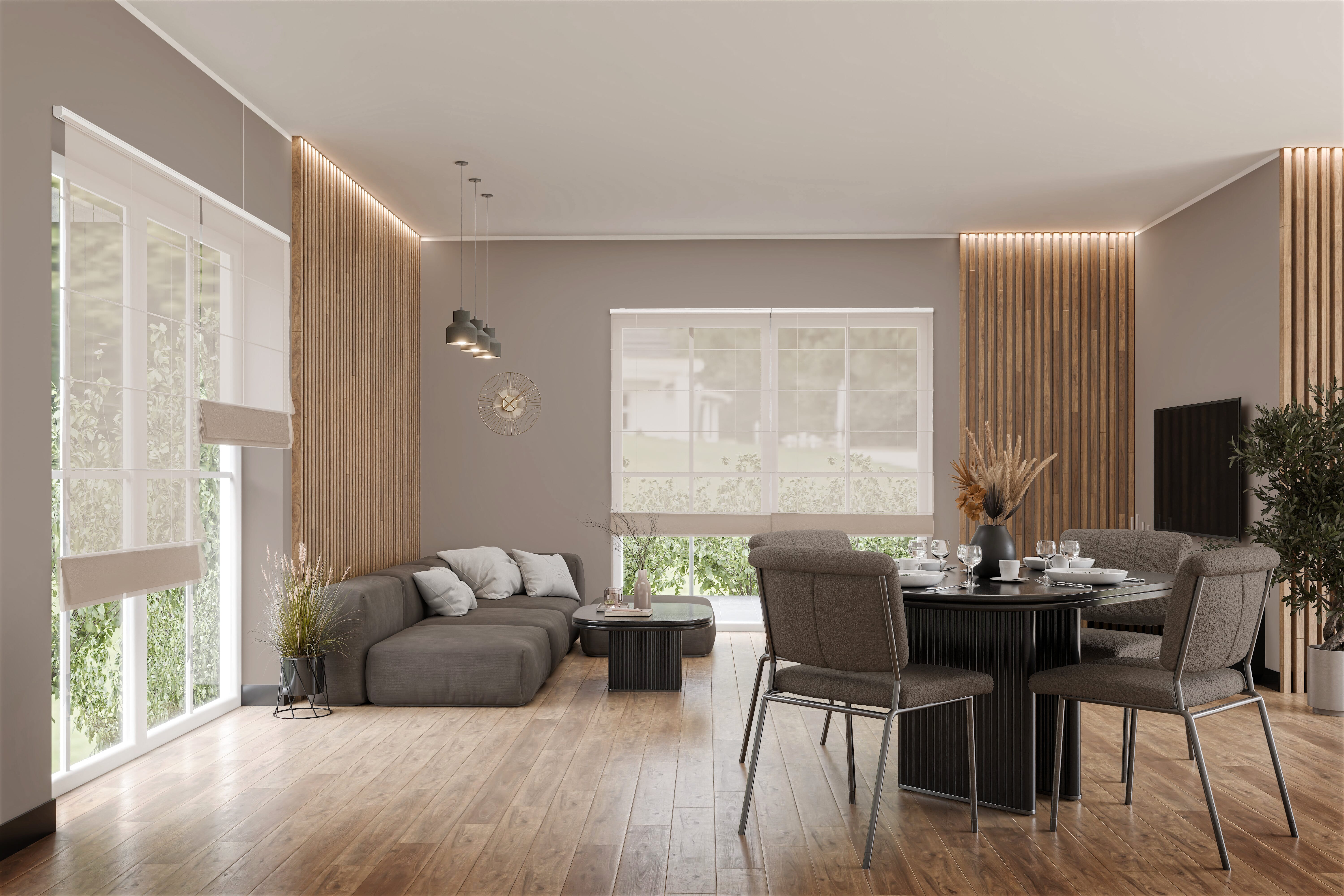 Raffrollo Filora 9320 Wohnzimmer