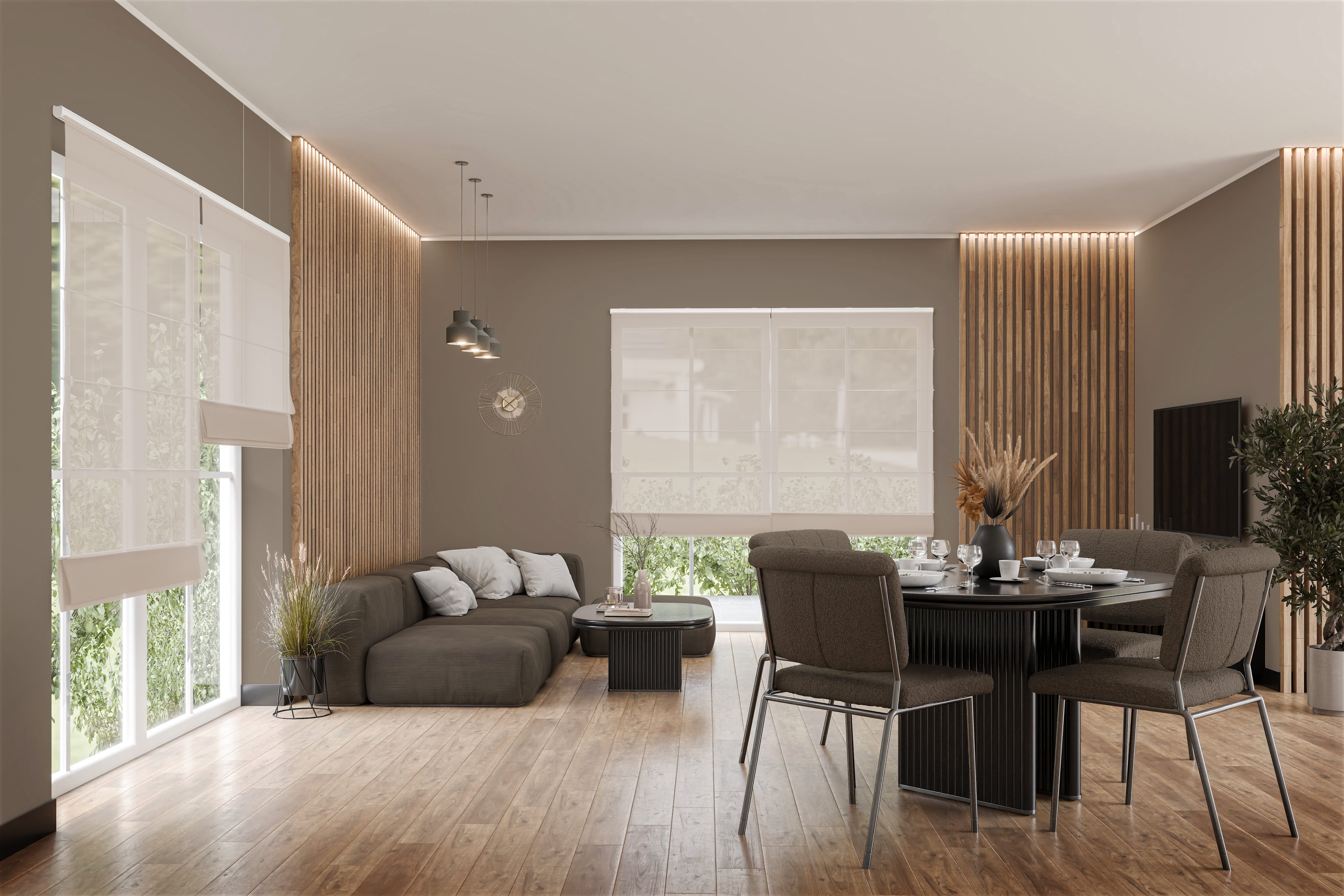 Raffrollo Filora 9321 Wohnzimmer