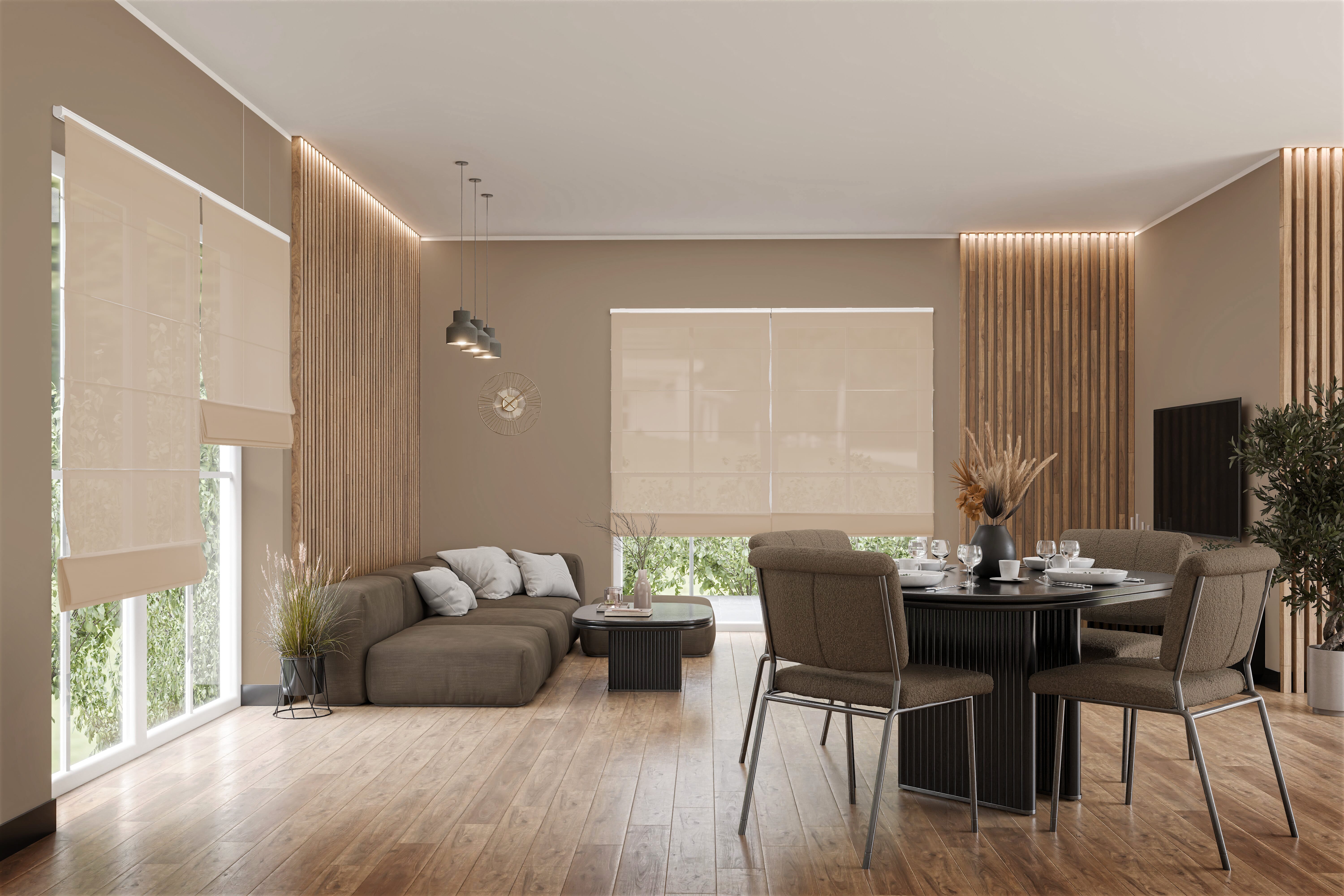 Raffrollo Lagoria 9432 Wohnzimmer