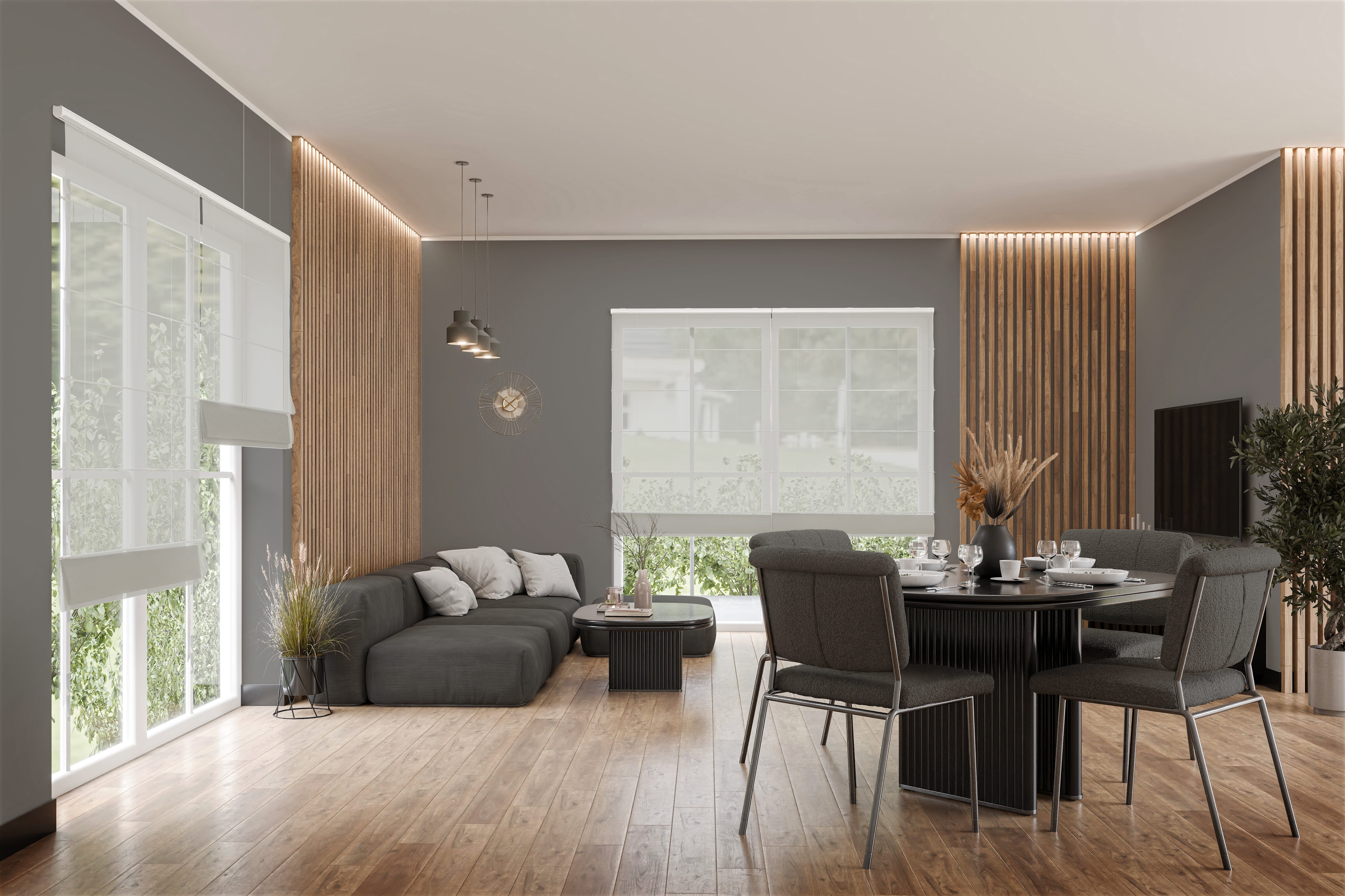 Raffrollo Lagoria 9435 Wohnzimmer