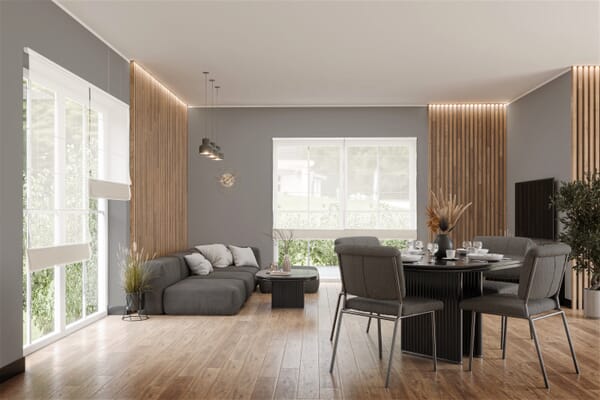 Raffrollo Lumera 9323 Wohnzimmer
