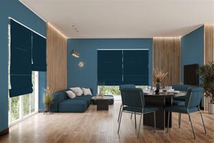 Raffrollo Marvella 9468 Wohnzimmer