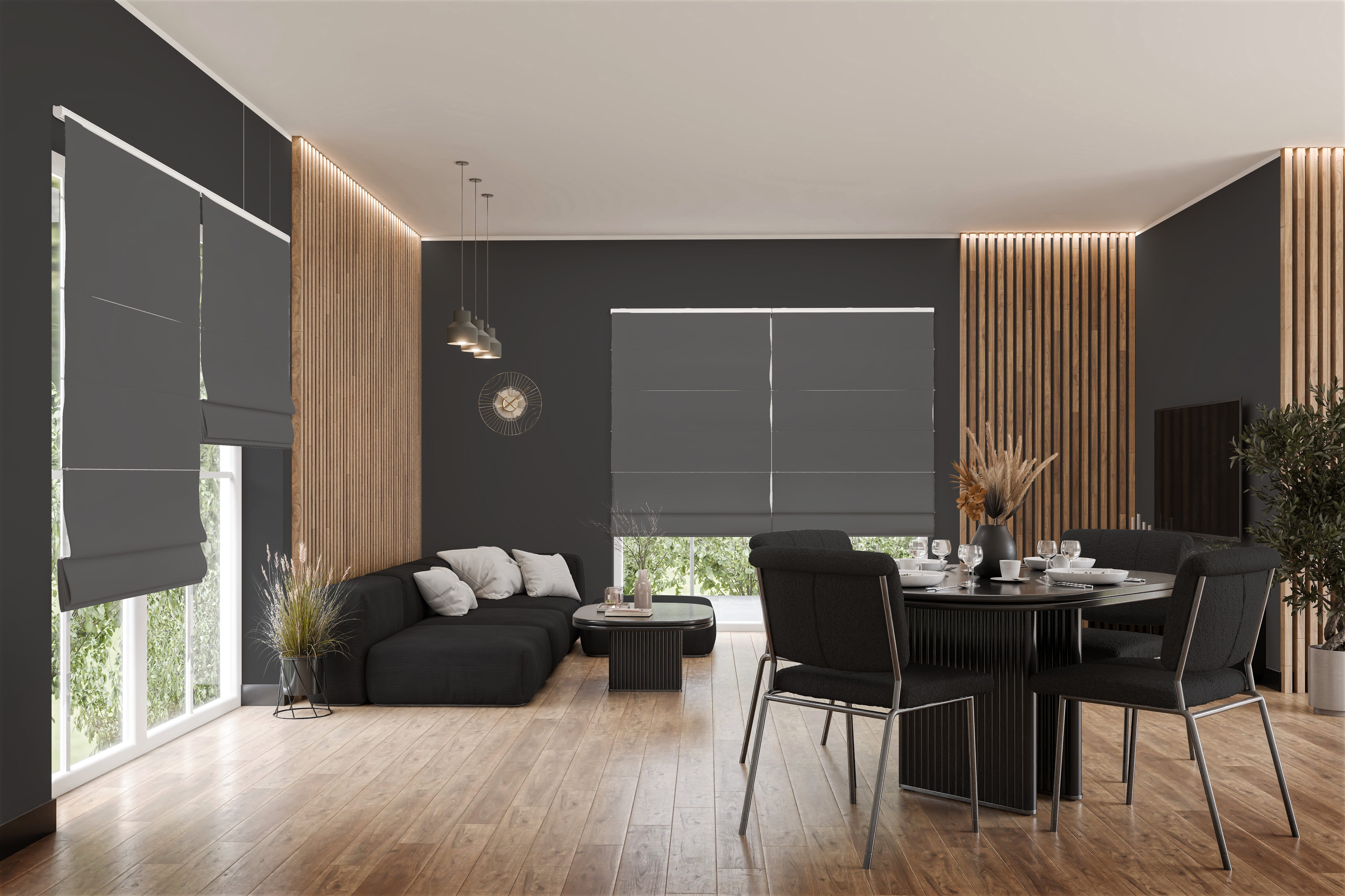 Raffrollo Orviva 9447 Wohnzimmer