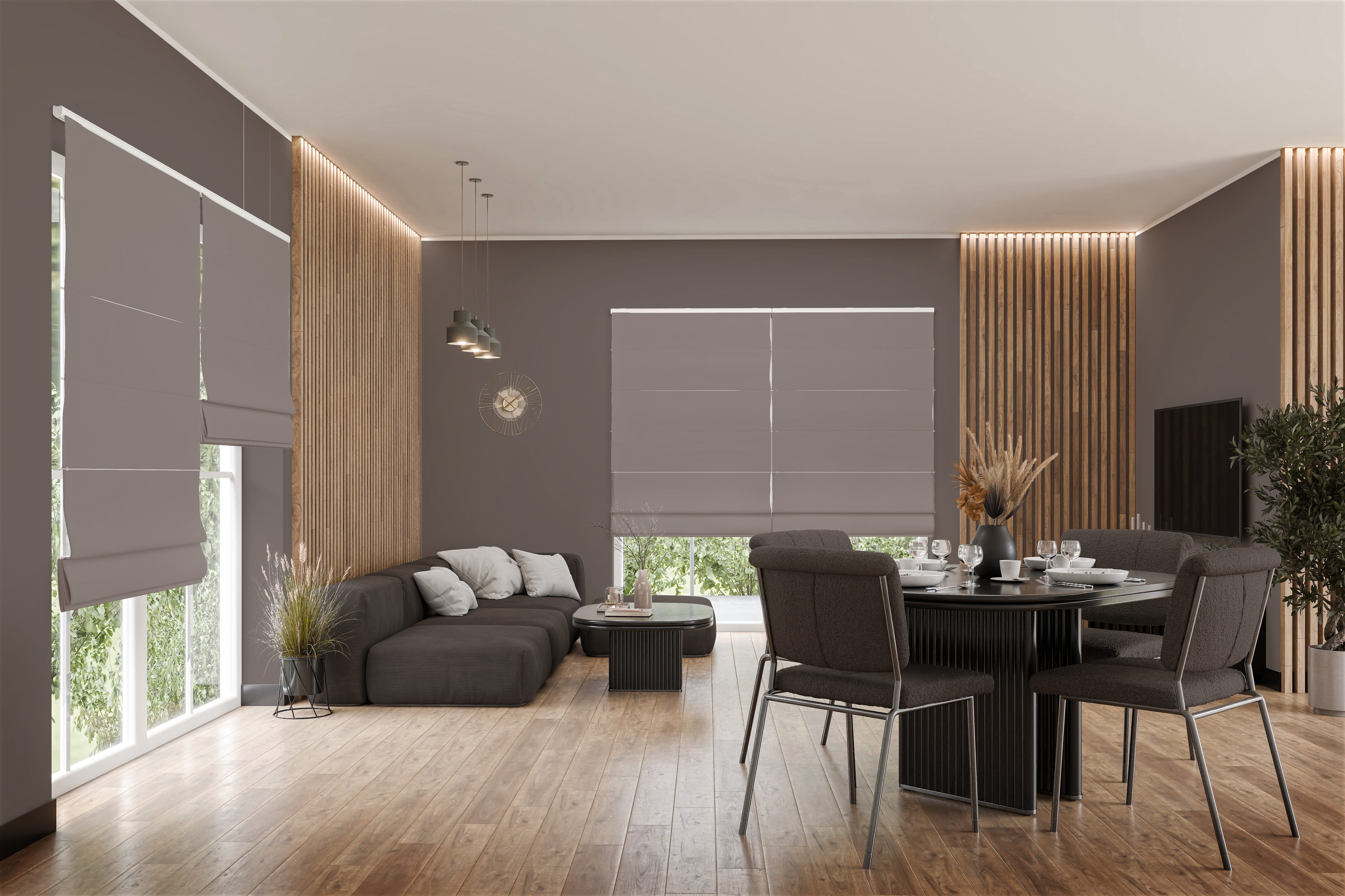 Raffrollo Orviva 9448 Wohnzimmer