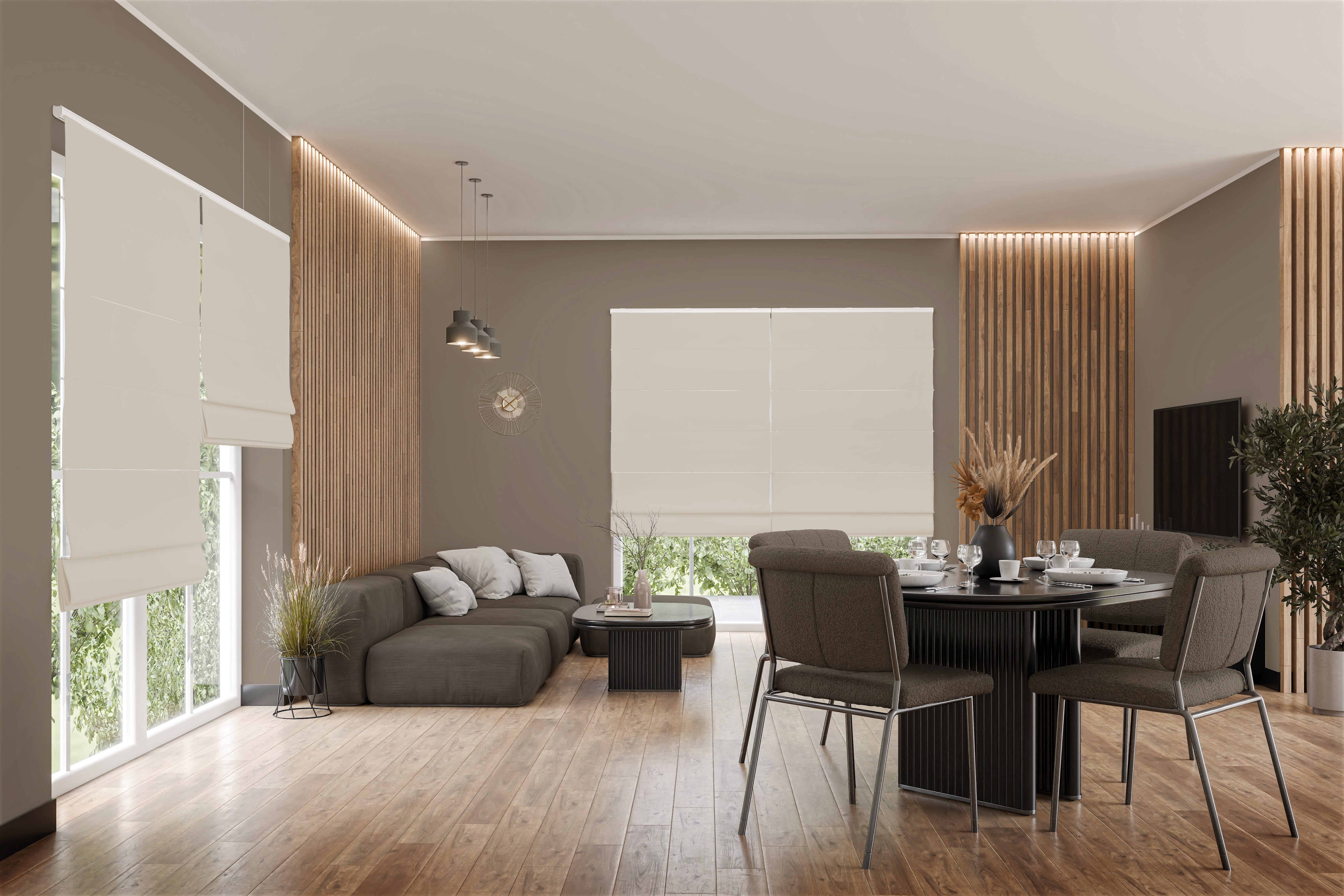 Raffrollo Orviva 9449 Wohnzimmer