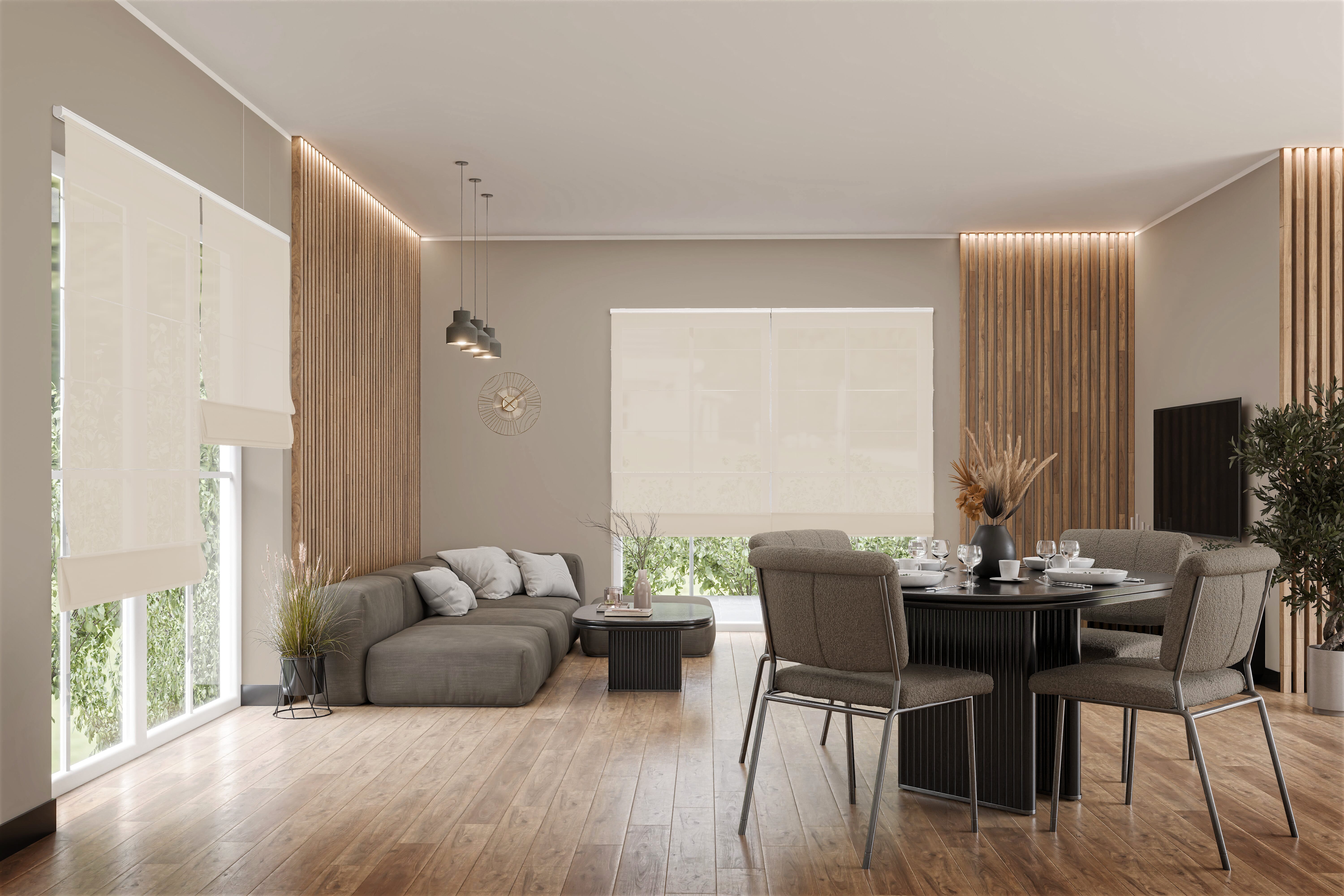 Raffrollo Orviva 9451 Wohnzimmer