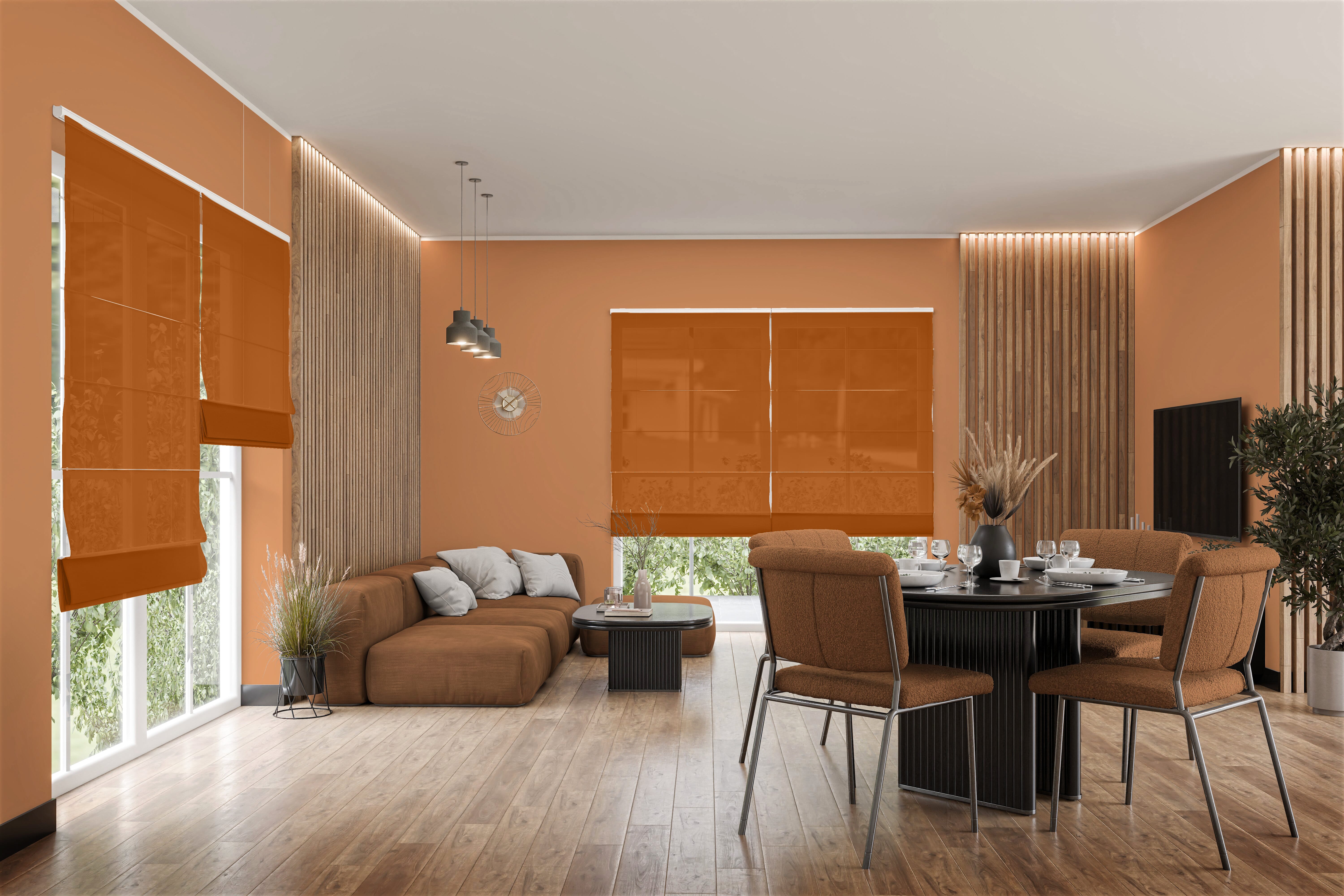 Raffrollo Portiva 9400 Wohnzimmer