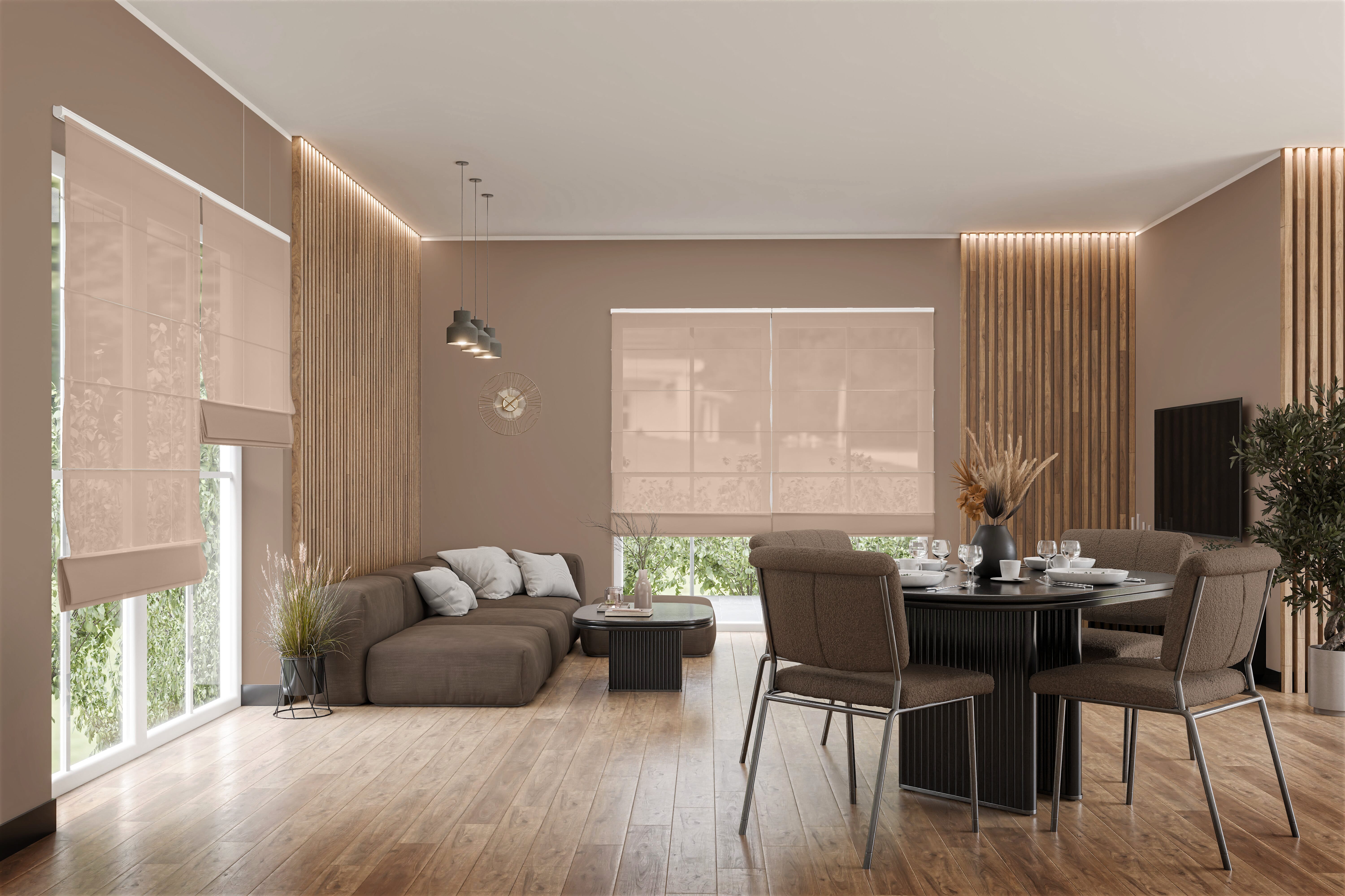 Raffrollo Talora 9394 Wohnzimmer