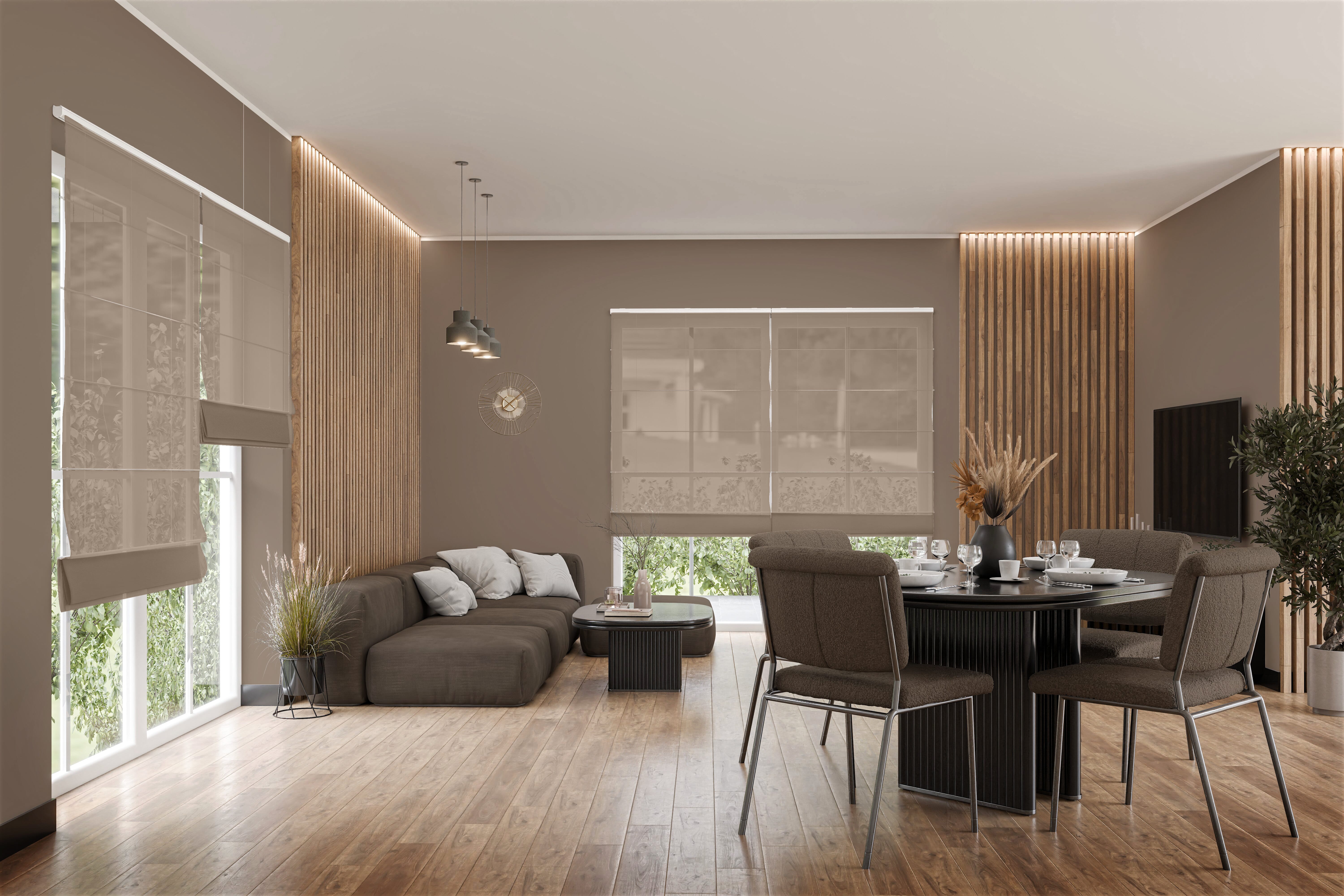 Raffrollo Tramoro 9404 Wohnzimmer