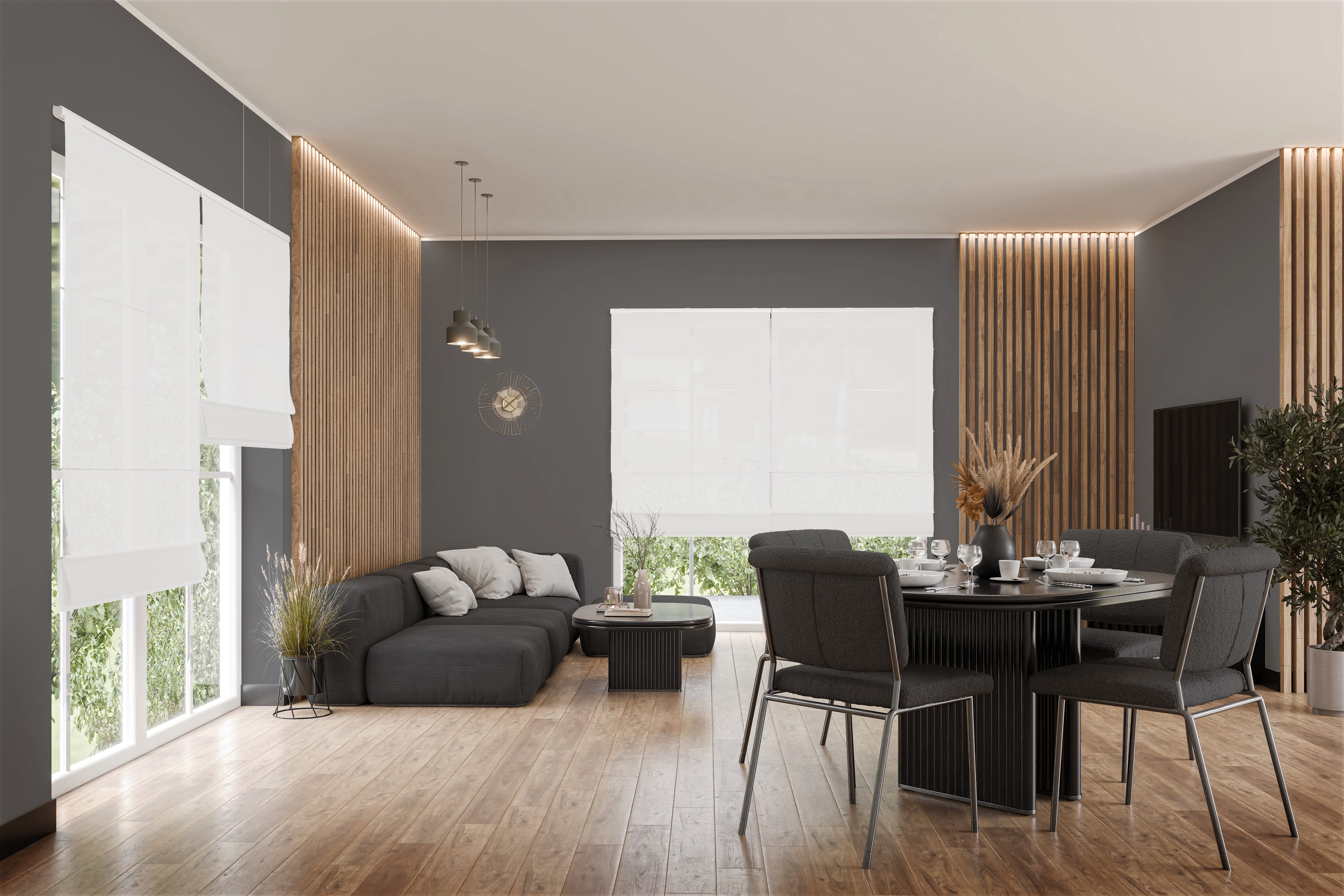 Raffrollo Valoria 9453 Wohnzimmer