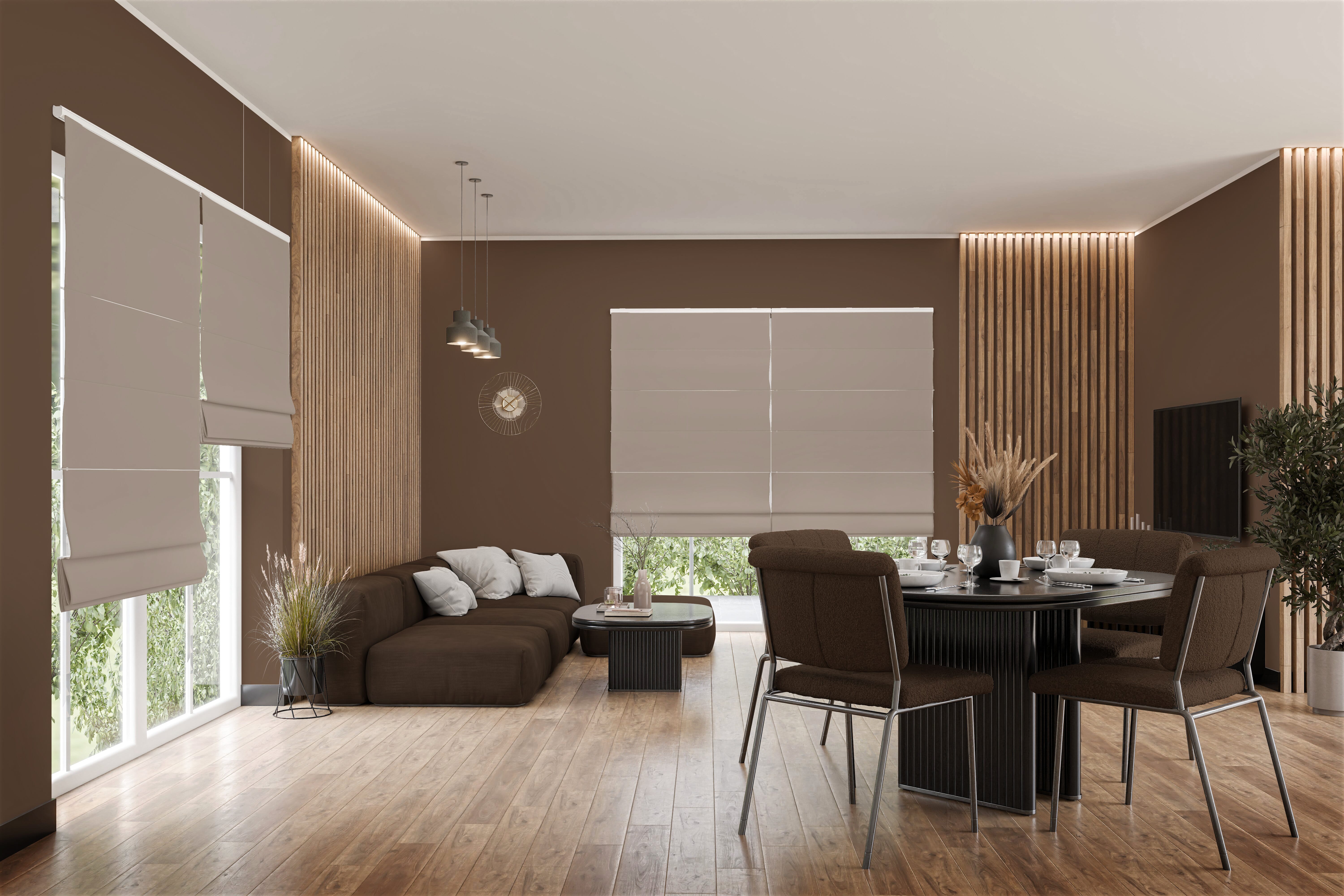 Raffrollo Valoria 9455 Wohnzimmer