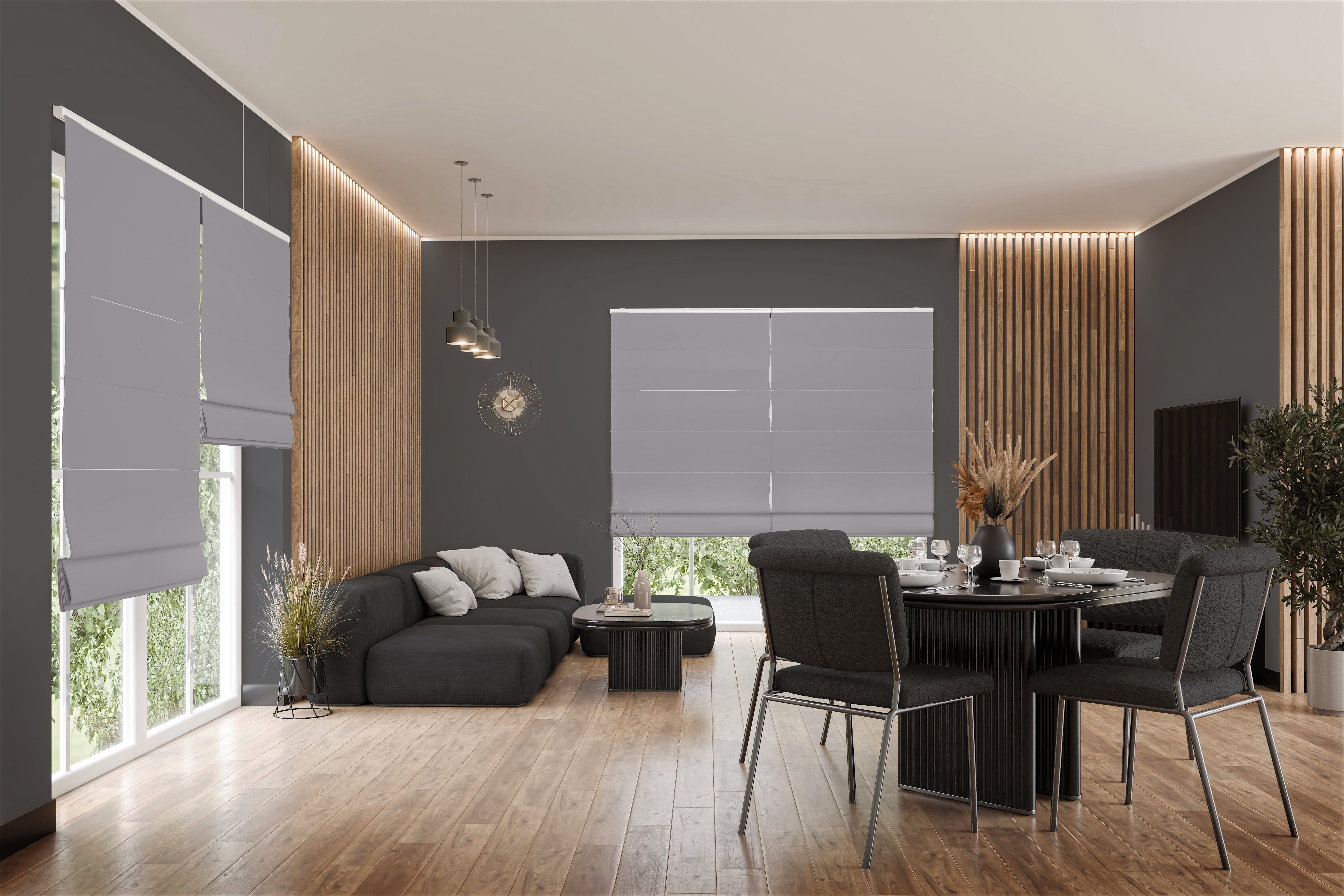 Raffrollo Valoria 9456 Wohnzimmer