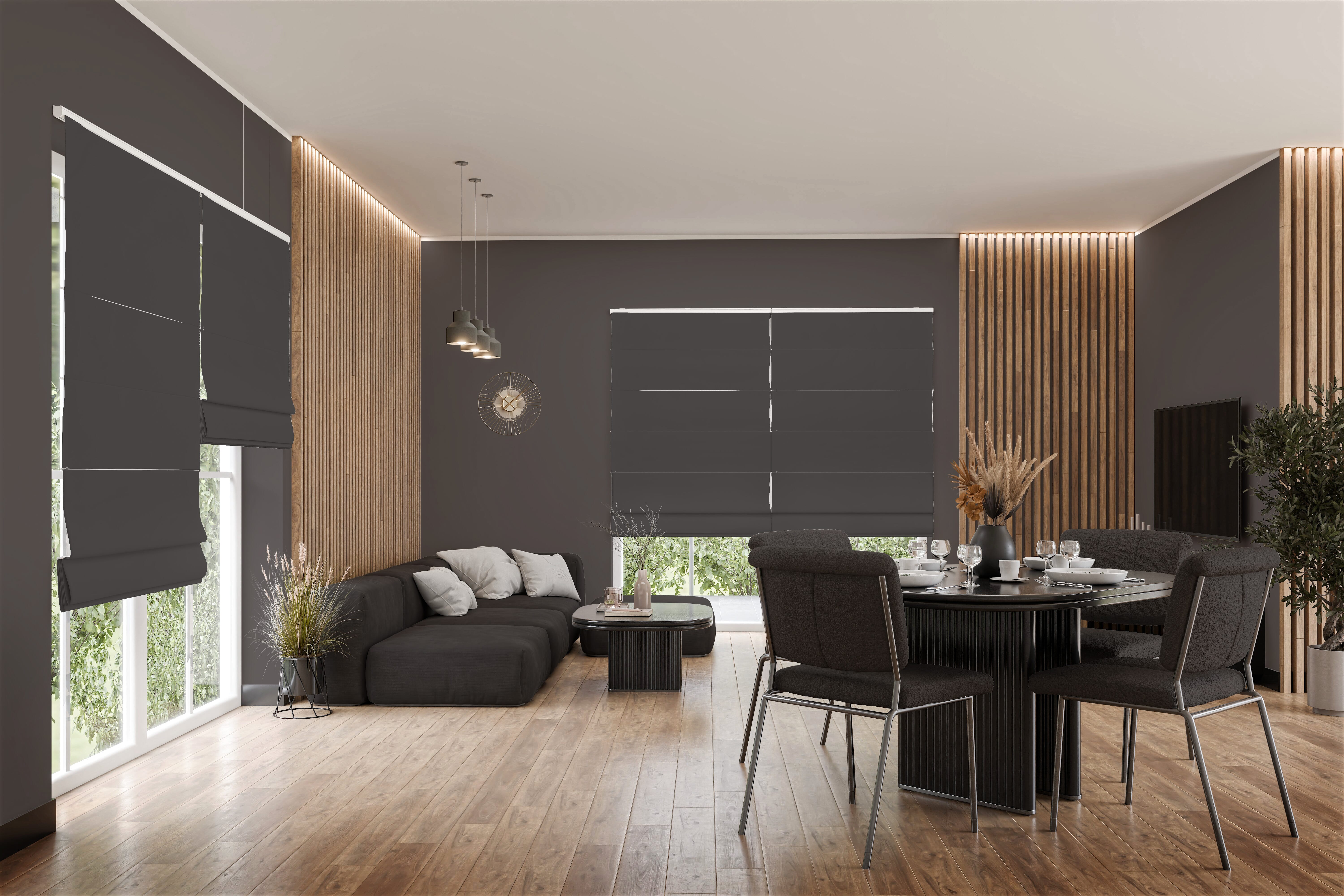 Raffrollo Valoria 9457 Wohnzimmer