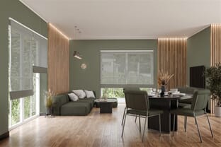 Raffrollo Zelari 9369 Wohnzimmer