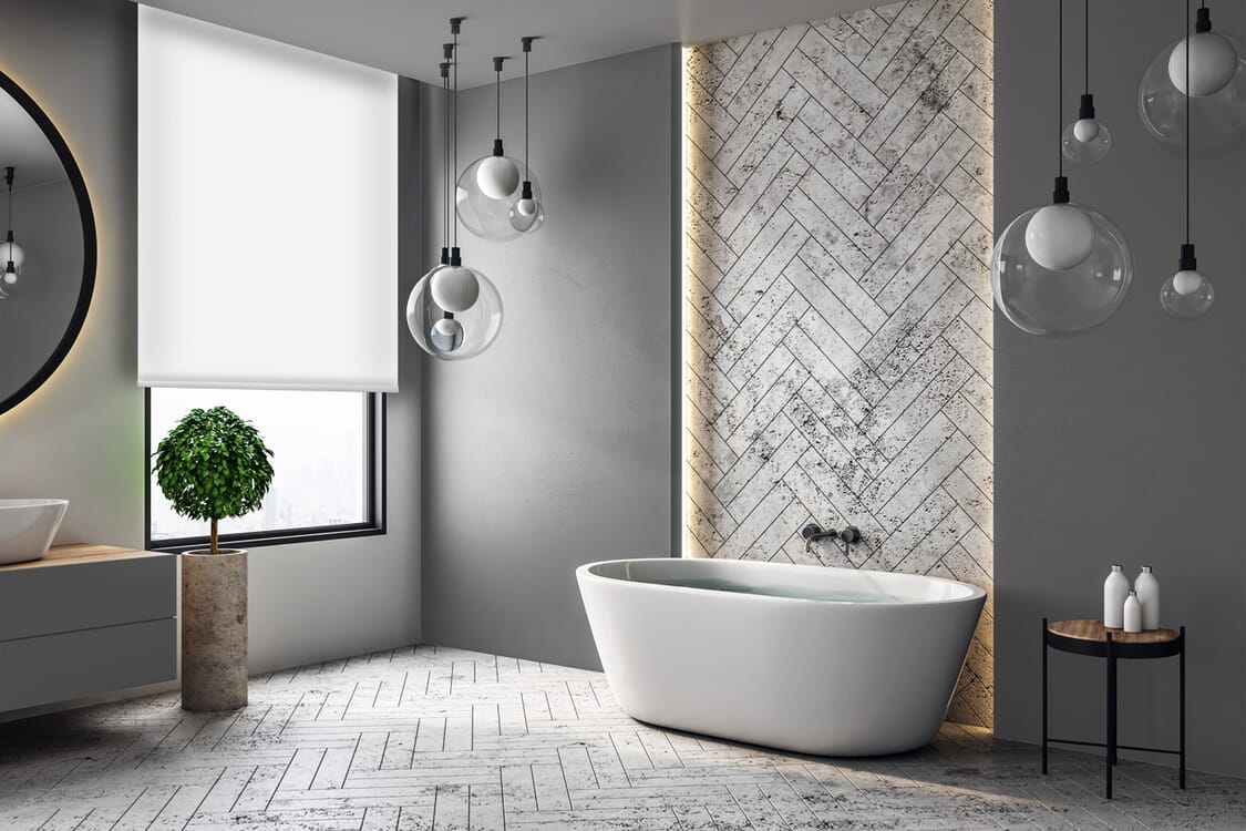 Rollo Blackout Cerro 3763 Badezimmer