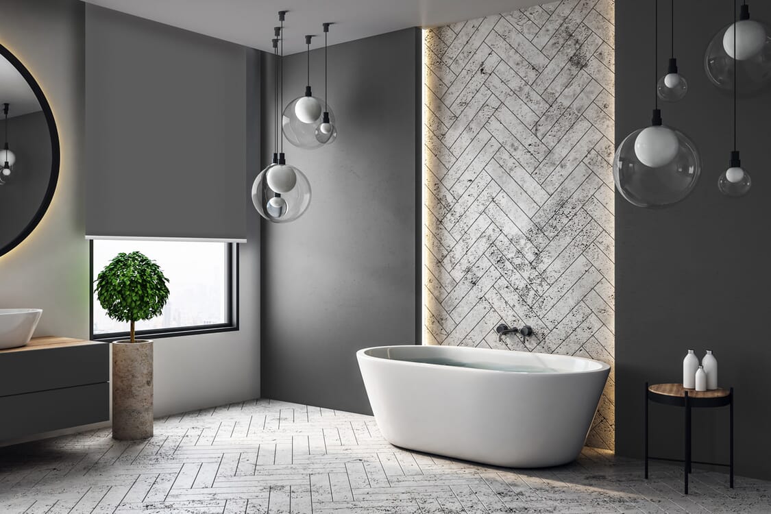 Rollo Blackout Cerro 3765 Badezimmer