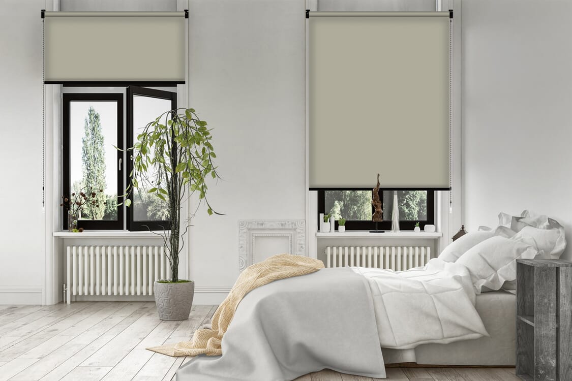 Rollo Blackout Notte 3760 Schlafzimmer