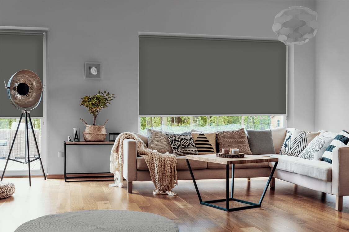 Rollo Blackout Notte 3761 Wohnzimmer