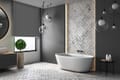 Rollo Blackout Reflex 3758 Badezimmer
