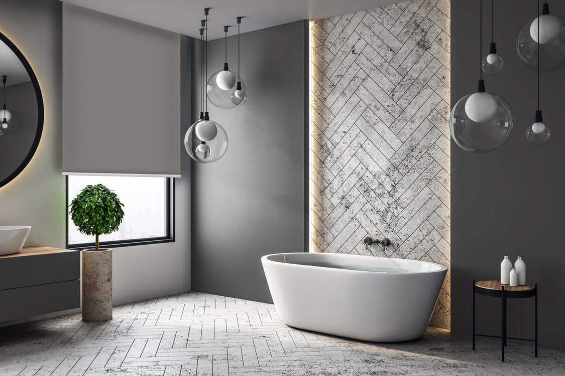 Rollo Blackout Reflex 3884 Badezimmer
